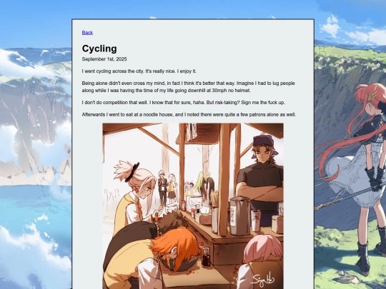 posts/cycling screenshot