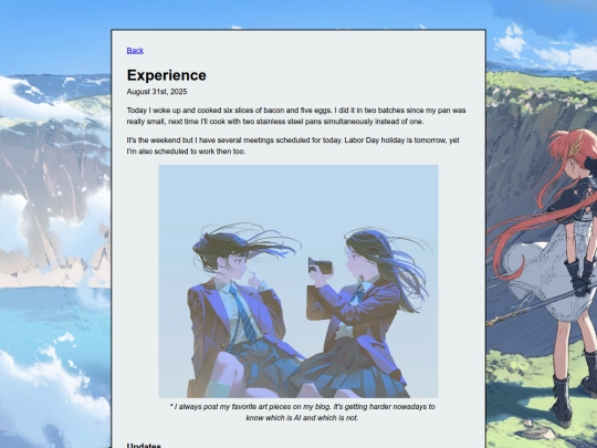 posts/experience screenshot