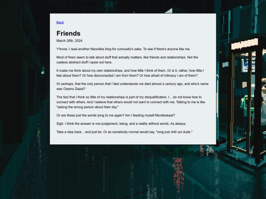 posts/friends screenshot