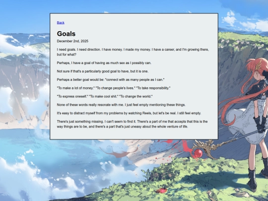 posts/goals screenshot