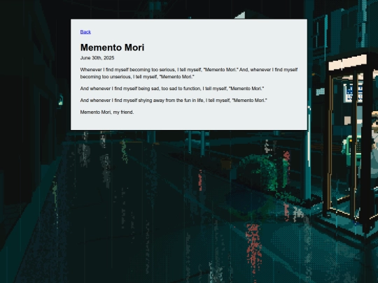 posts/memento-mori screenshot