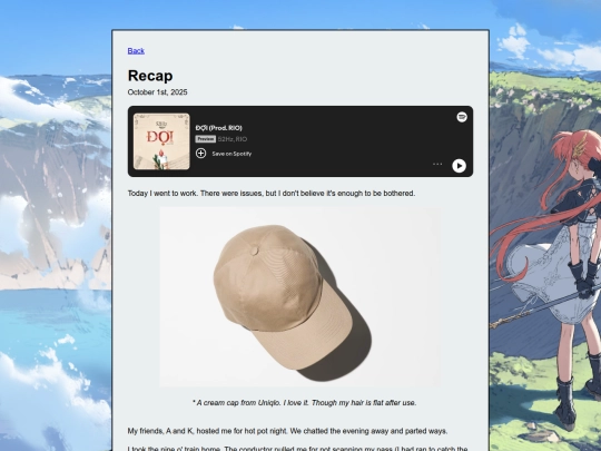 posts/recap screenshot