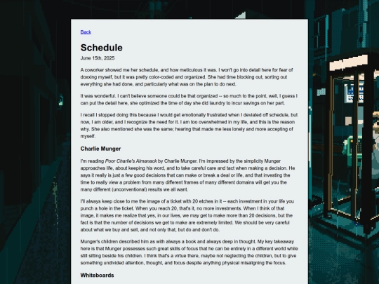 posts/schedule screenshot