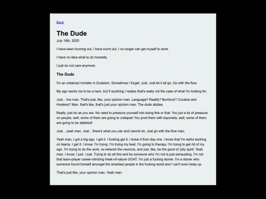 posts/the-dude screenshot