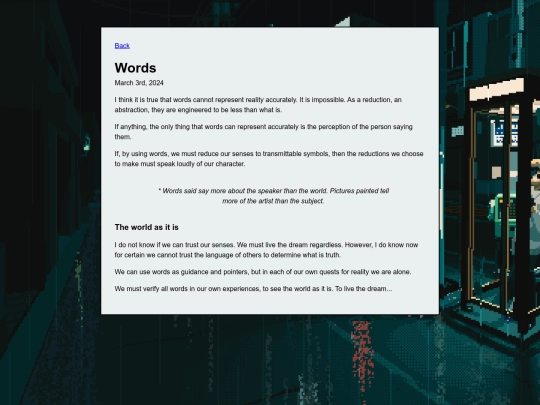 posts/words screenshot