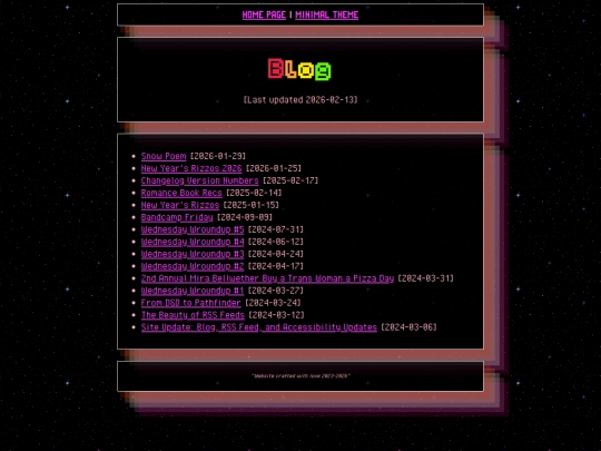 blog screenshot
