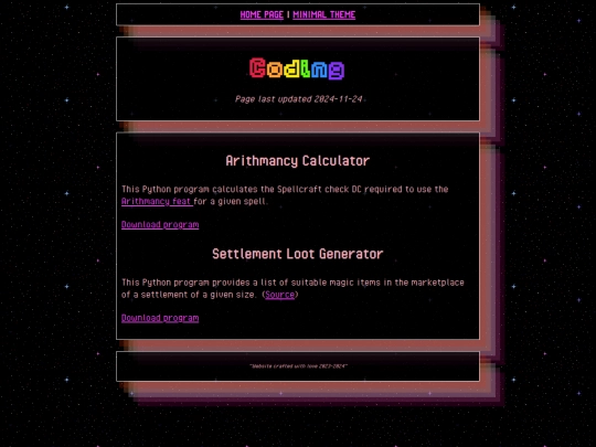 creations/code screenshot