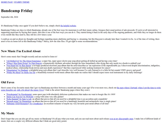 minimal/blog/2024_09_06_Bandcamp_Friday screenshot