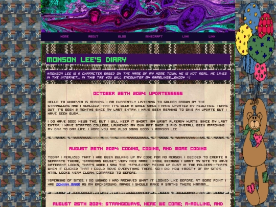 blog screenshot