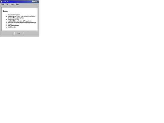 todo screenshot