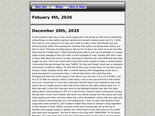 blog screenshot