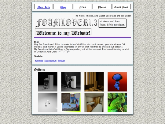 oldhomepage screenshot