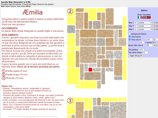 Aemilia/AemiliaMapGen screenshot