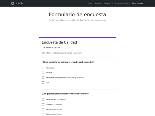pages/formulario screenshot