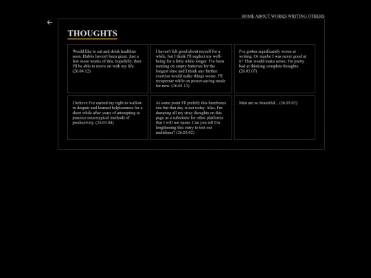 dir/others/thoughts screenshot