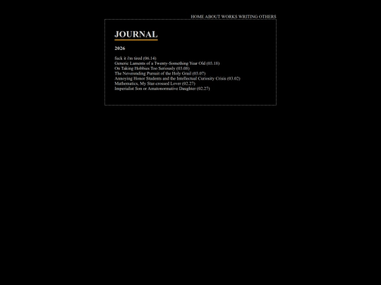 dir/writing/journal screenshot