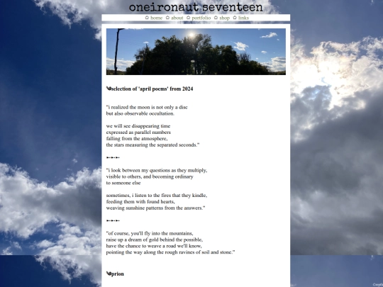 poetry screenshot
