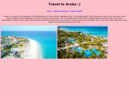 aruba screenshot
