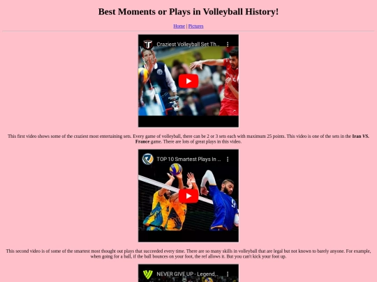 videos screenshot