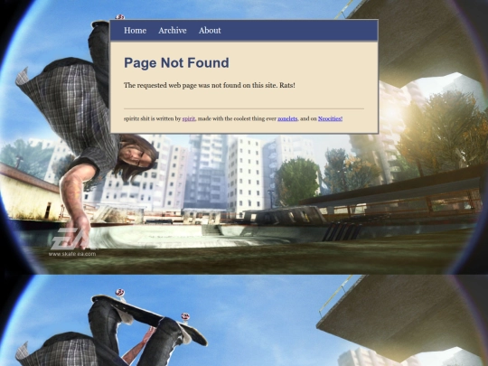 archive screenshot