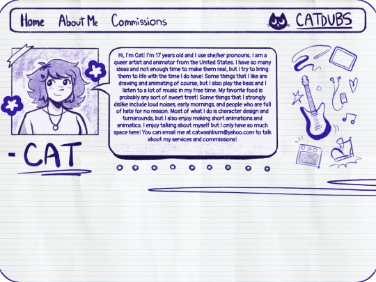 aboutme screenshot