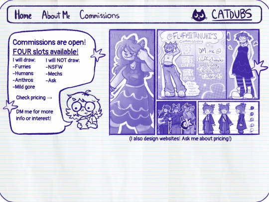 commissions screenshot