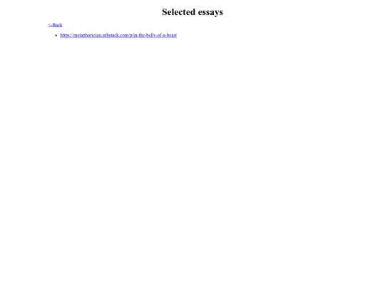 selectedessays screenshot