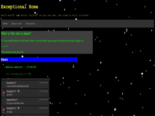 index screenshot