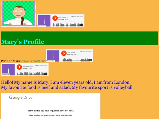 Mary_s_Profile/Mary_s_Profile screenshot