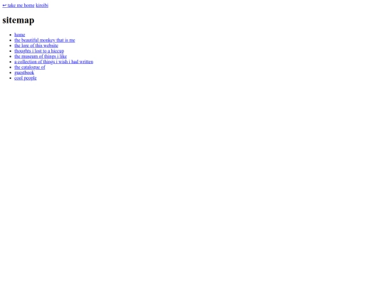 sitemap screenshot