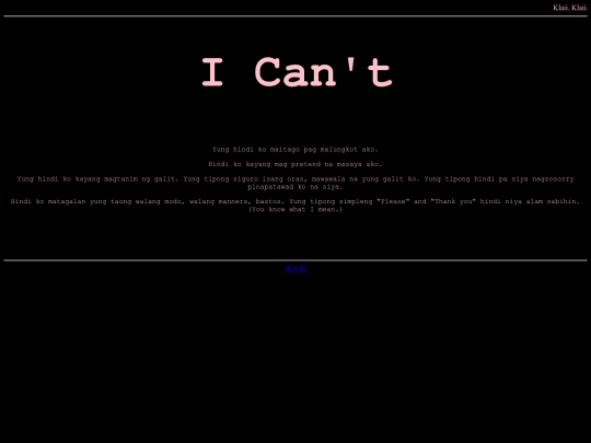 ICant2 screenshot