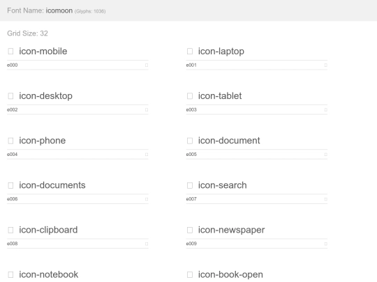 fonts/icomoon/demo screenshot