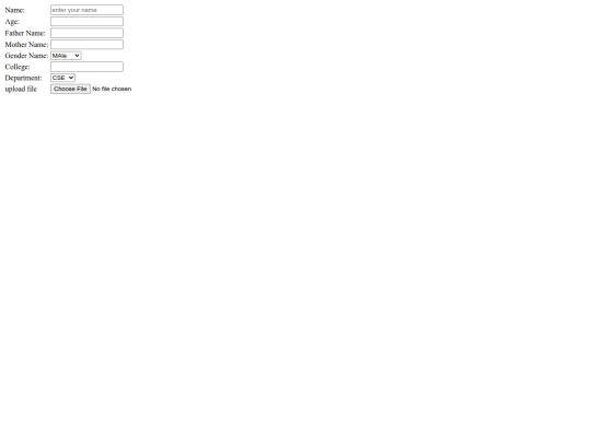 village/form screenshot