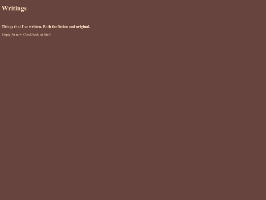 writings screenshot