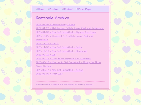 Blog/archive screenshot