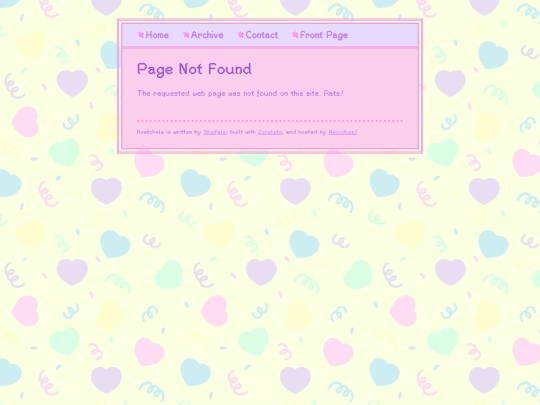 Blog/not_found screenshot