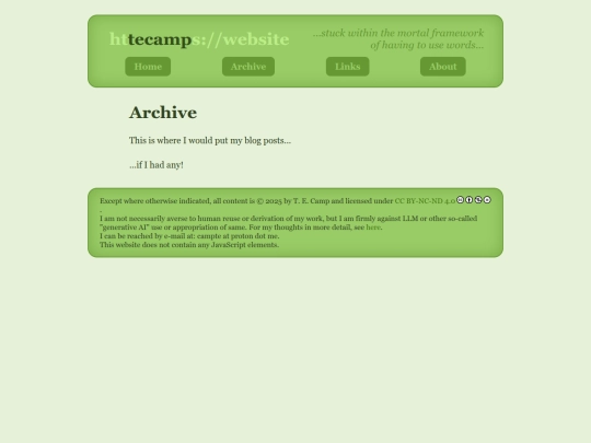 archive screenshot