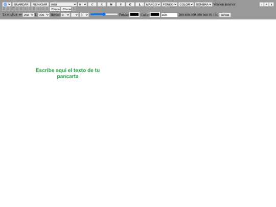 pancarta screenshot