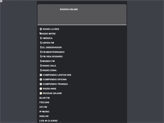 radio screenshot