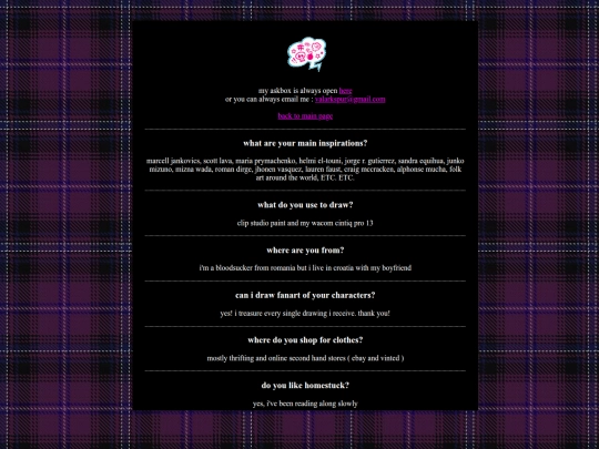faq screenshot