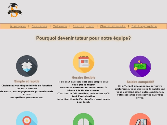 html/Tuteurs screenshot