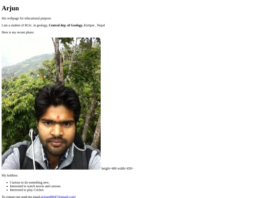 index screenshot