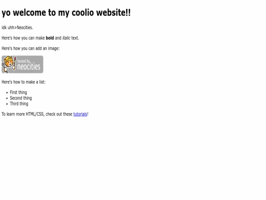 index screenshot