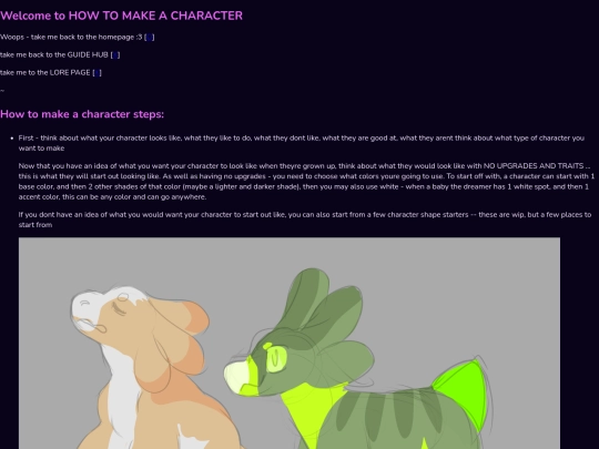 HOWTOMAKEACHARACTER screenshot
