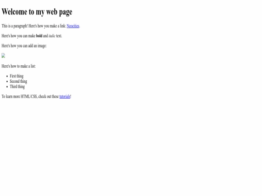 index screenshot