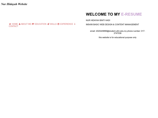 index screenshot