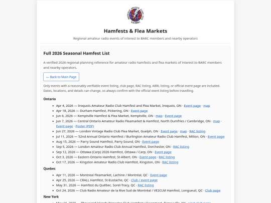 Hamfest.test screenshot