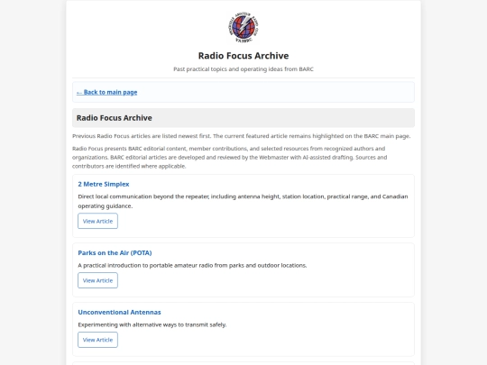 radio-focus screenshot