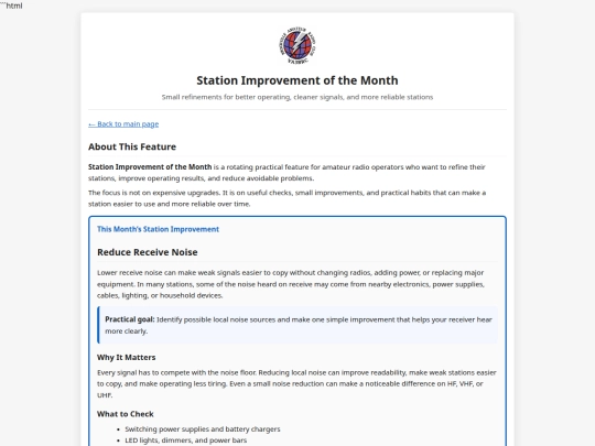 station-improvement screenshot