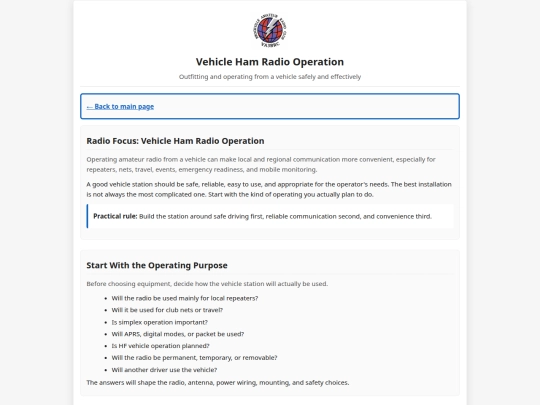 vehicle-ham-radio-operation screenshot